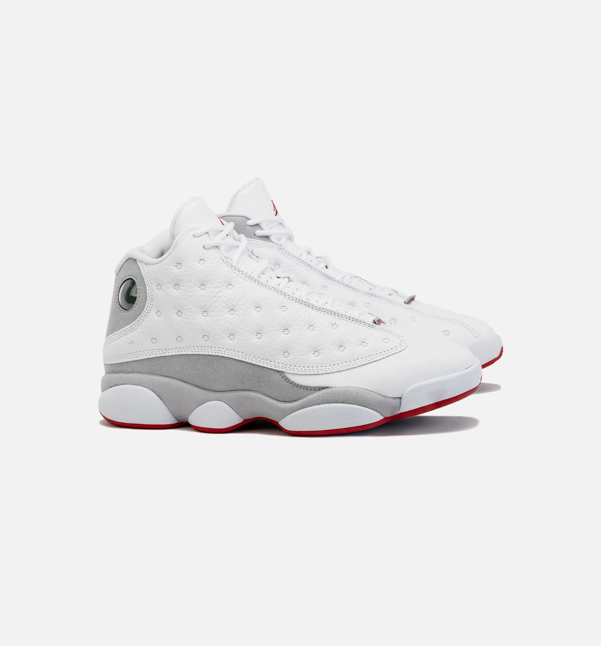 Air Jordan 13 Retro Wolf Grey Mens Lifestyle Shoe - White/Grey Free Shipping