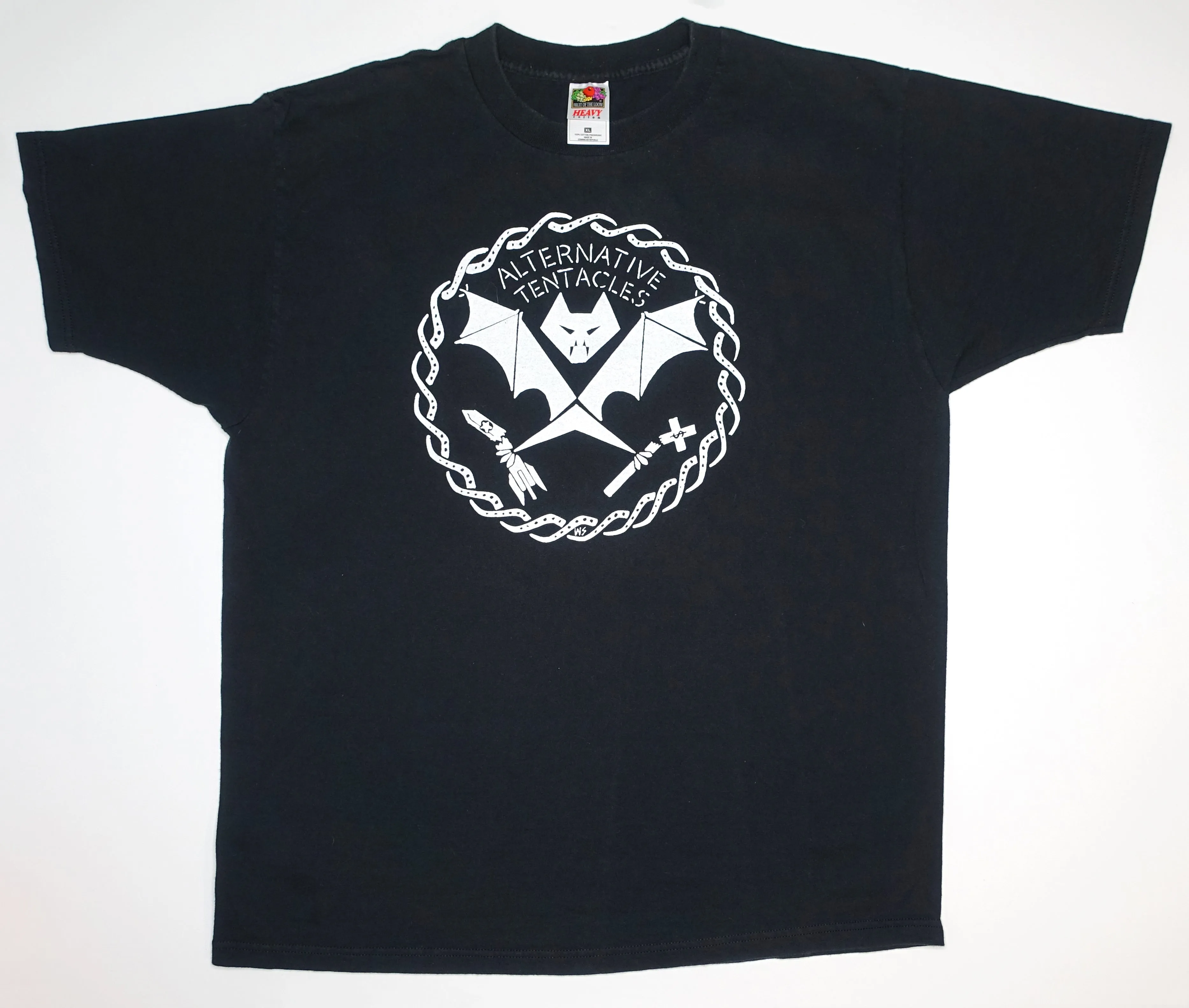 Alternative Tentacles ‎– Winston Smith Bat Logo 90's Shirt Size XL