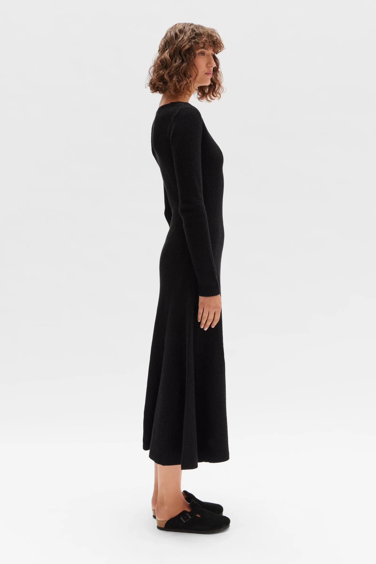 Assembly Label Gloria Knit Dress - Black