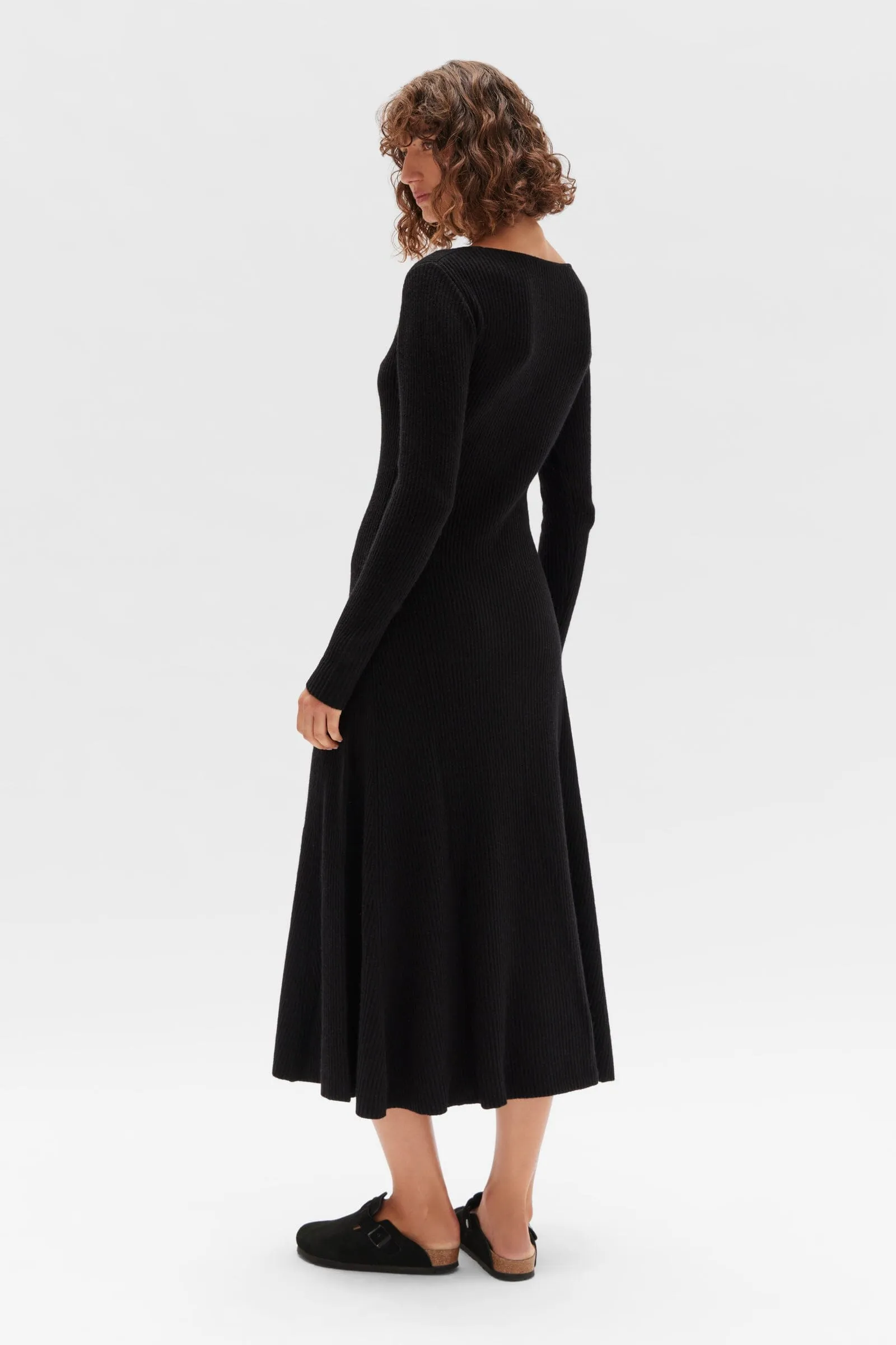 Assembly Label Gloria Knit Dress - Black