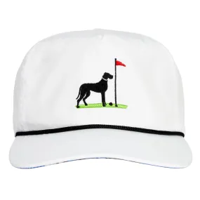 Big Dog Rope Hat - All White