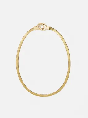 Chunky Snake Chain Necklace | Gold