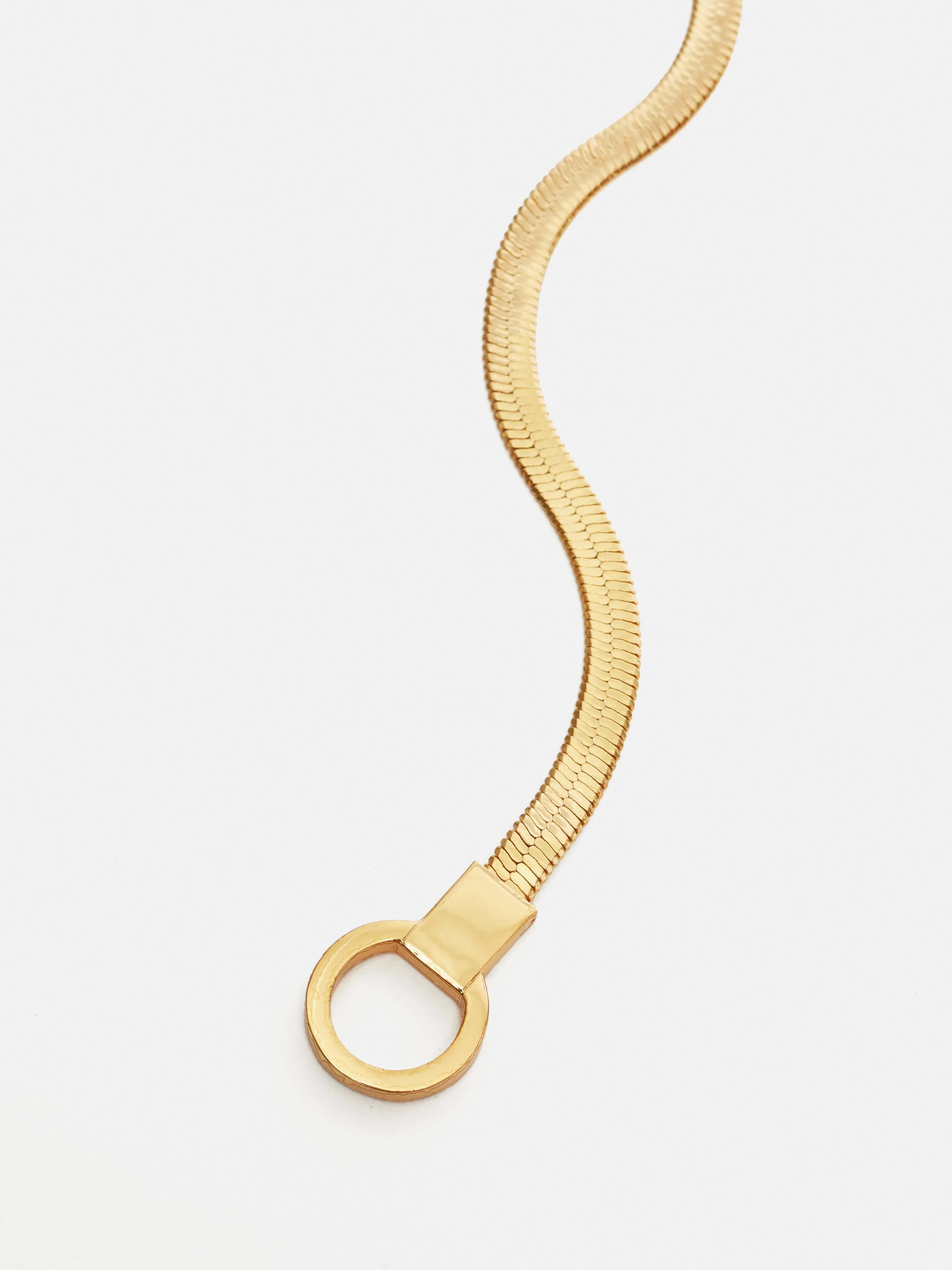 Chunky Snake Chain Necklace | Gold