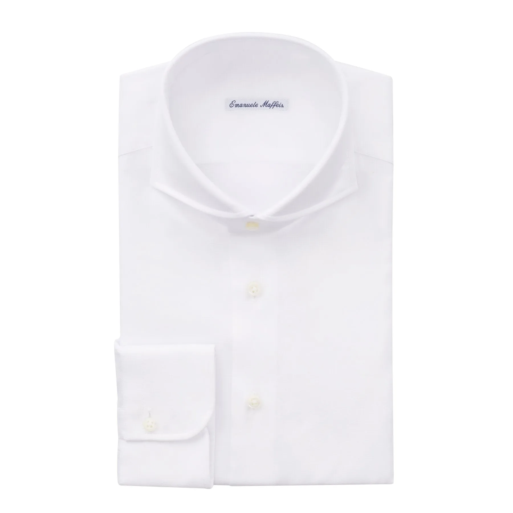 Cotton and Linen-Blend White Shirt