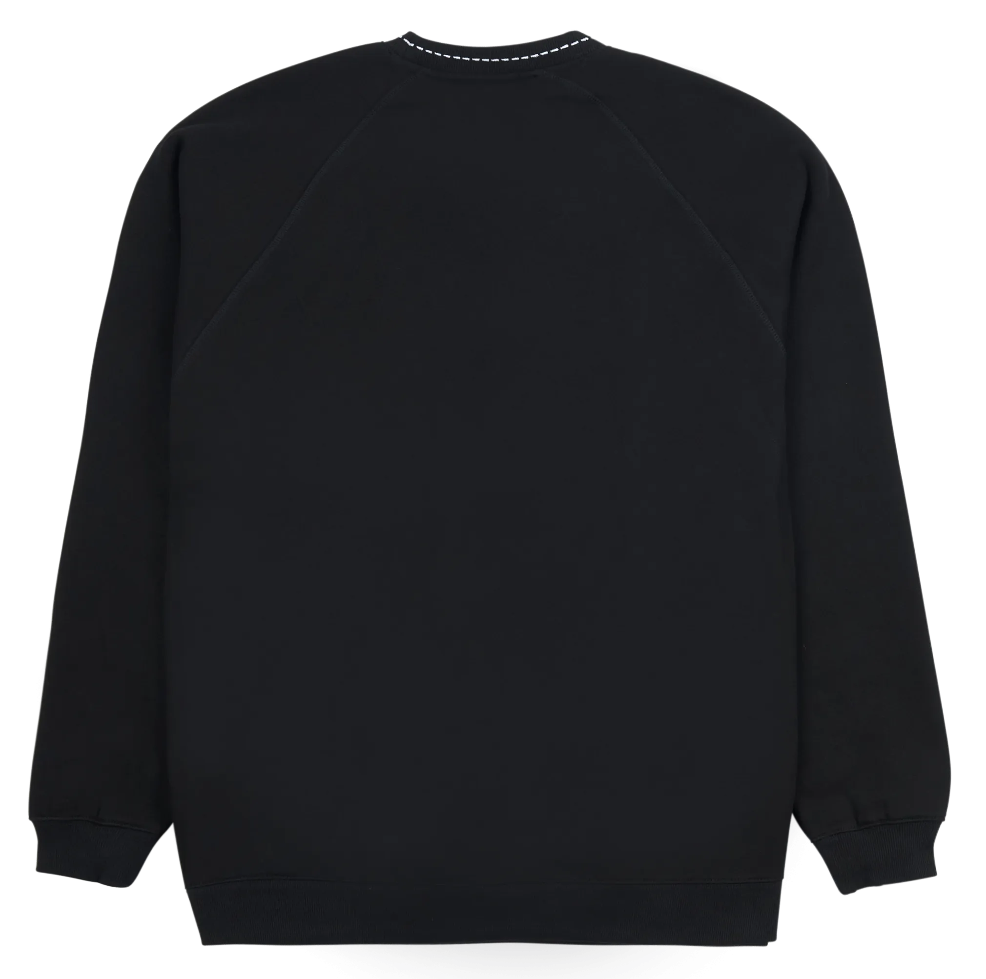 CUT HERE RAGLAN Sweatshirt (Black)