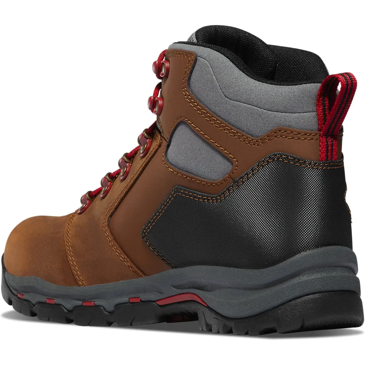 Danner Men's Vicious 4.5 Plain Toe WP Slip Resist Work Boot -Brown- 13881