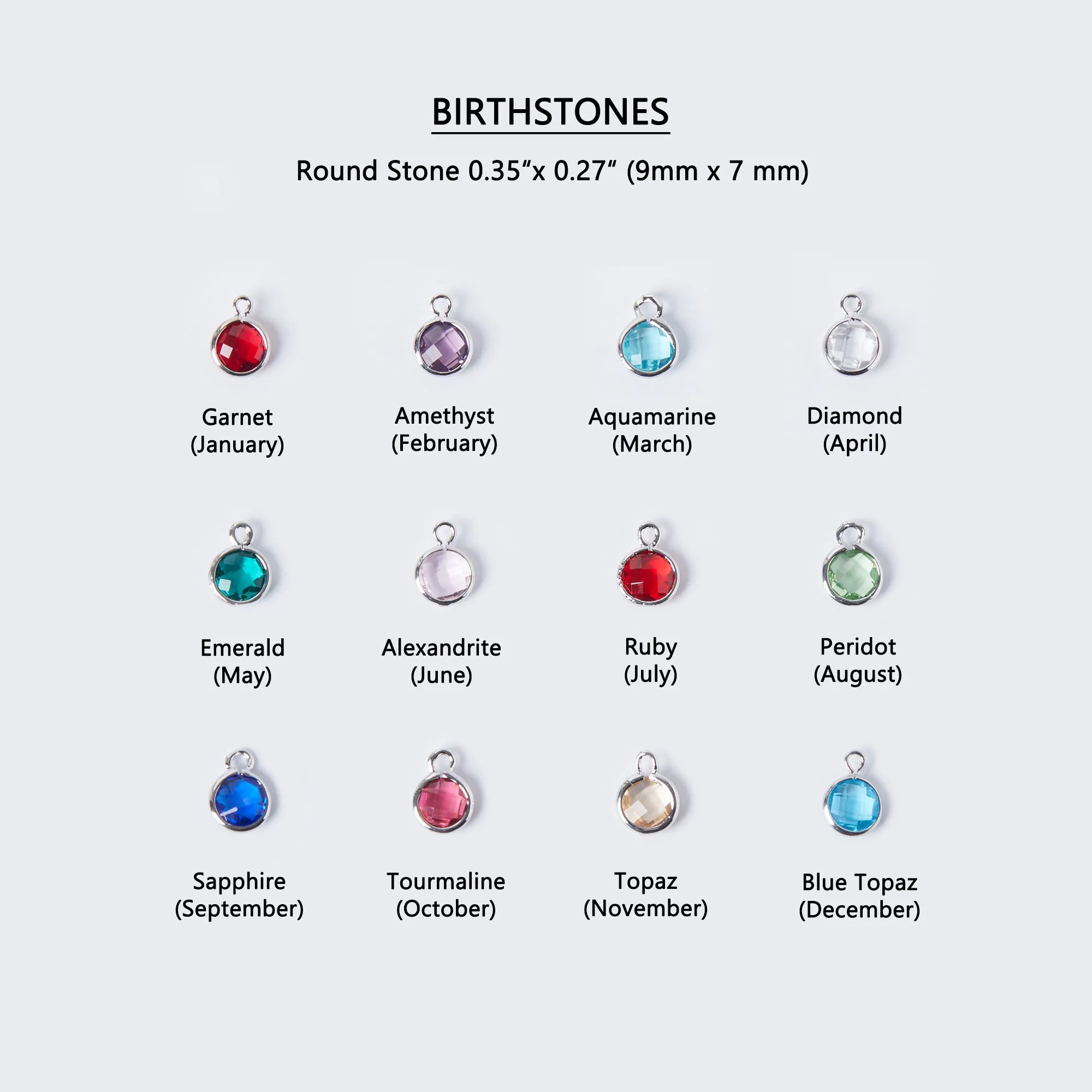 Diana Birthstone Necklace