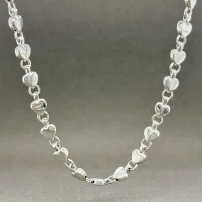 Estate Tiffany & Co. SS Heart Link Chain