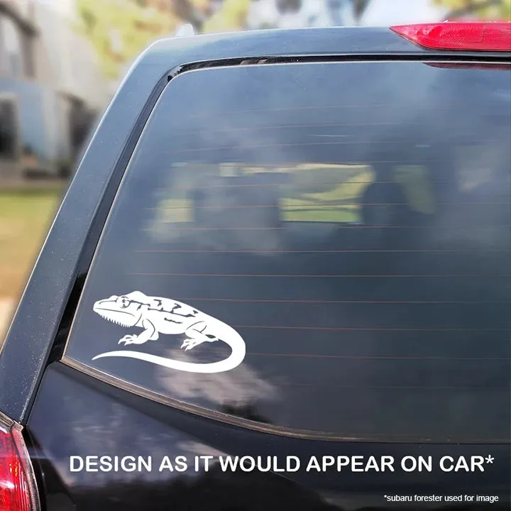 False Chameleon Decal, Waterproof Vinyl Decal, Cute Reptile Gift