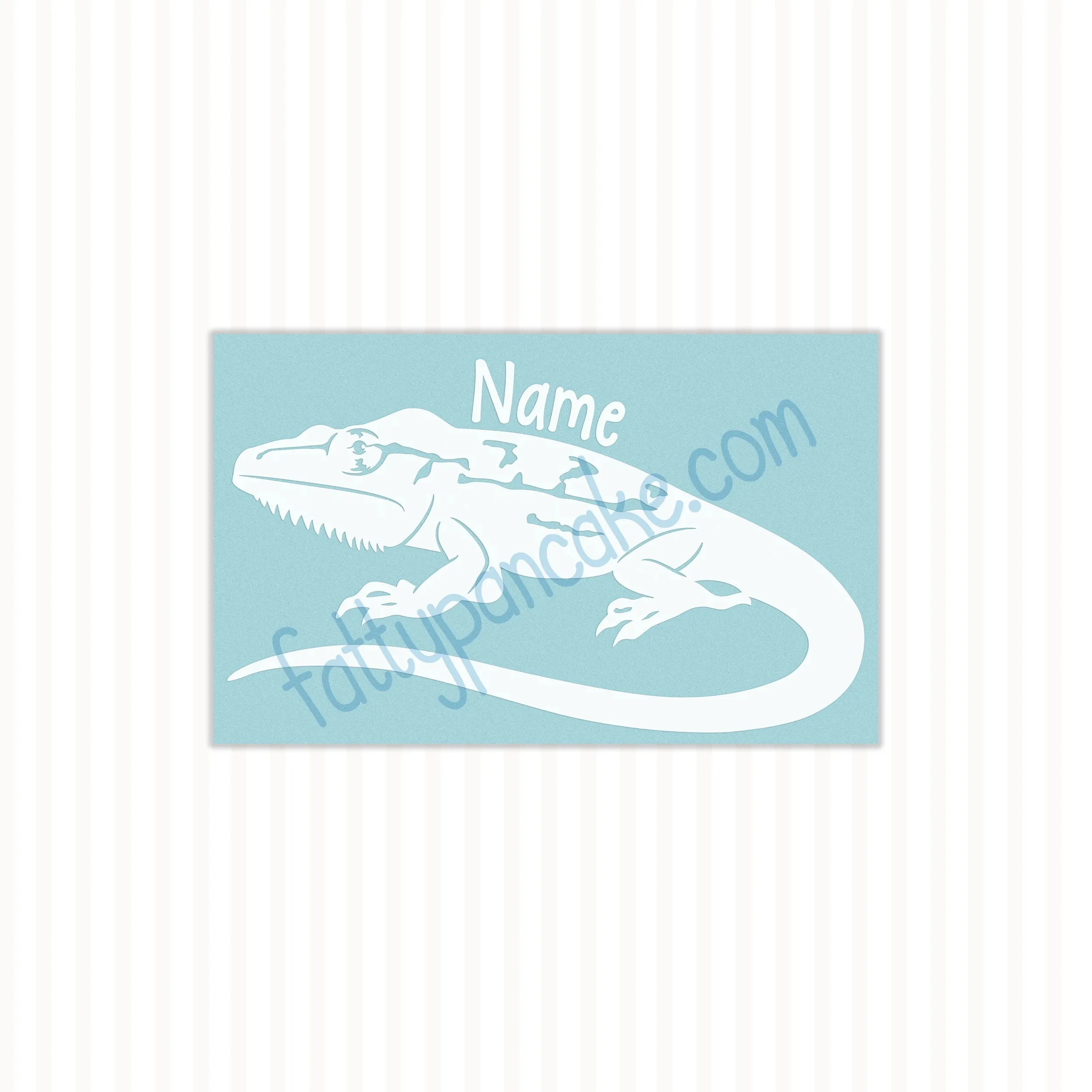 False Chameleon Decal, Waterproof Vinyl Decal, Cute Reptile Gift