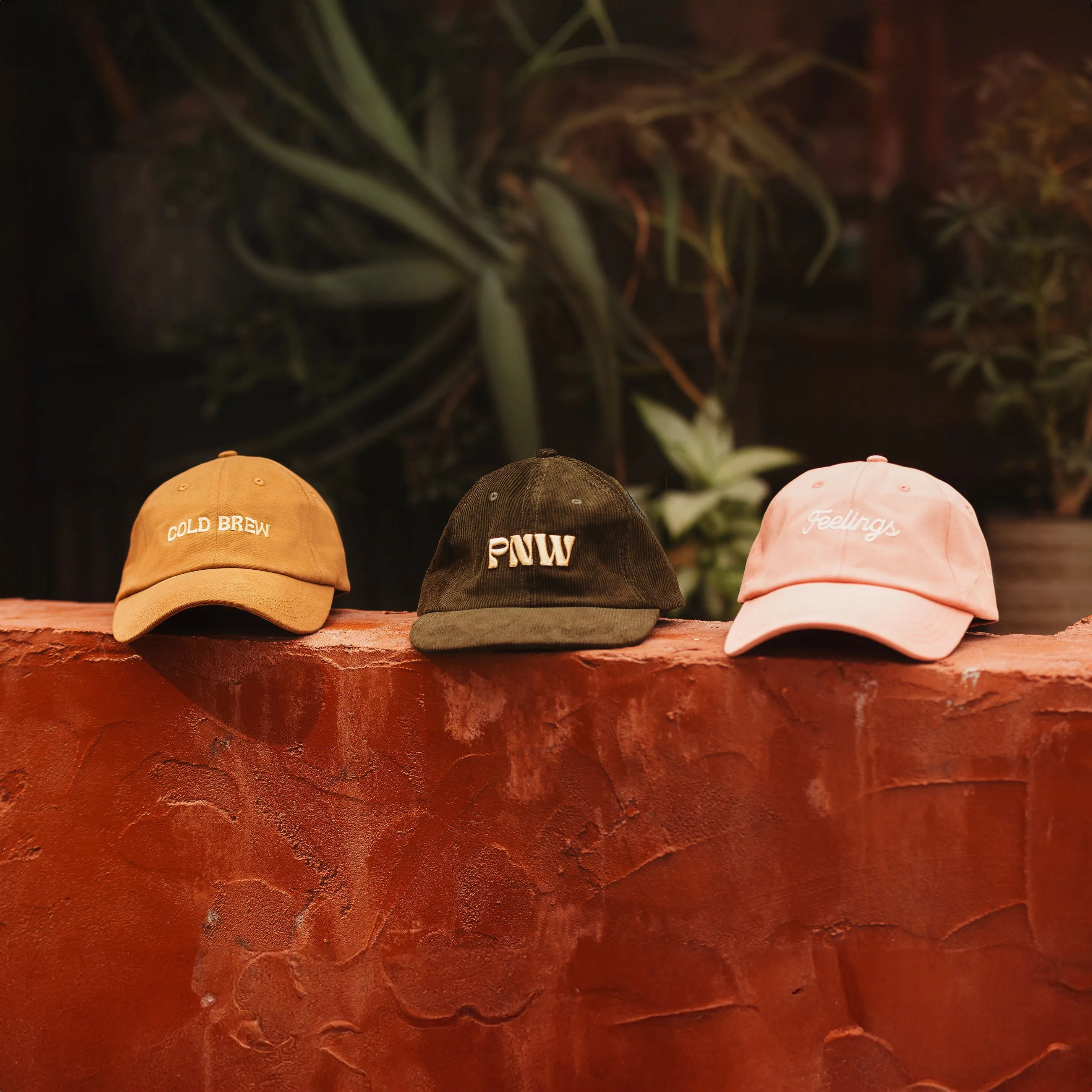 Feelings Dad Hat Pink