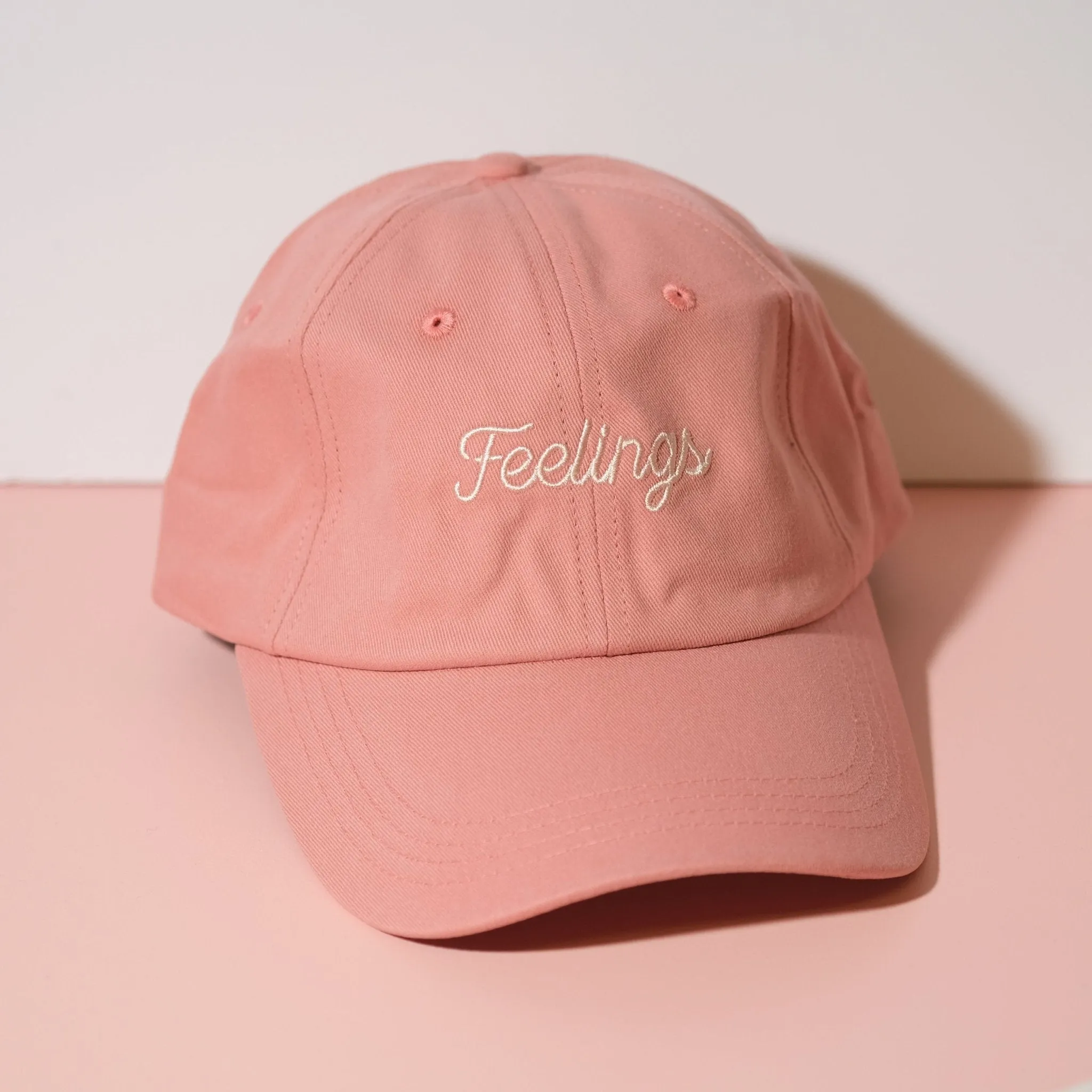 Feelings Dad Hat Pink