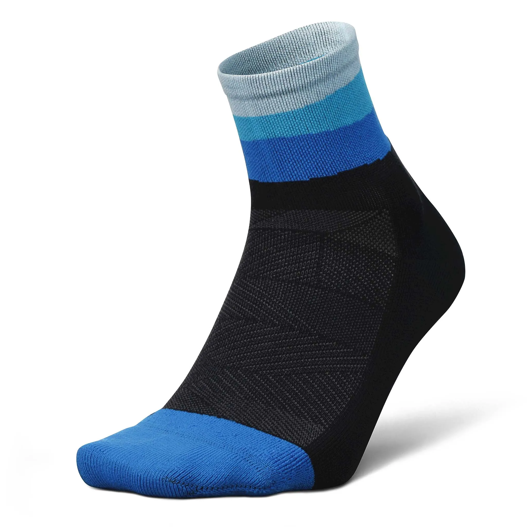 Feetures | Unisex Elite Light Cushion Quarter - Oceanic Ascent