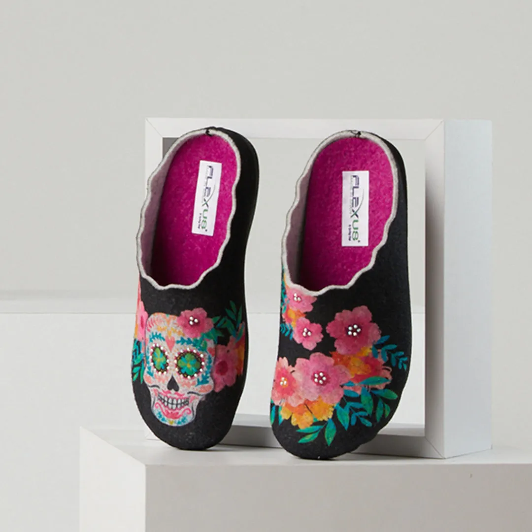 FLEXUS SUGARSKULL SLIPPERS