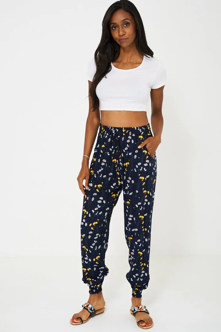 Floral Harem Trousers