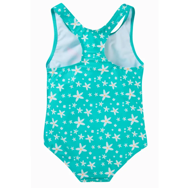 Frugi Sally Swimsuit - Tropical Sea Macaw