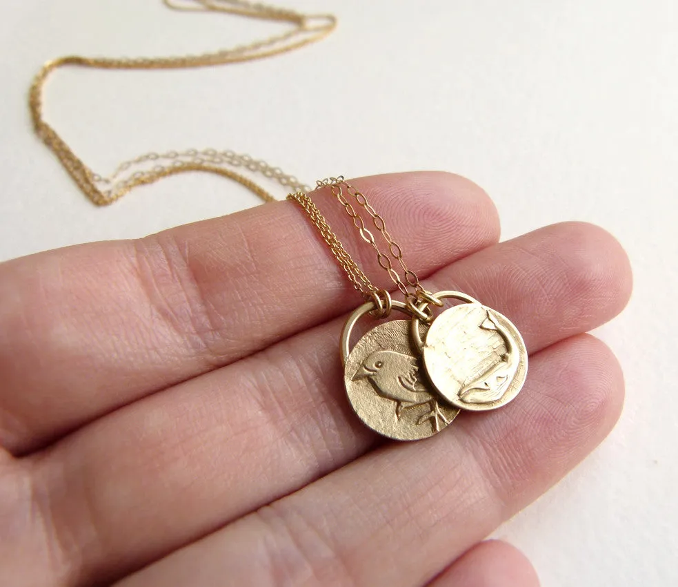 Gold Whale Necklace