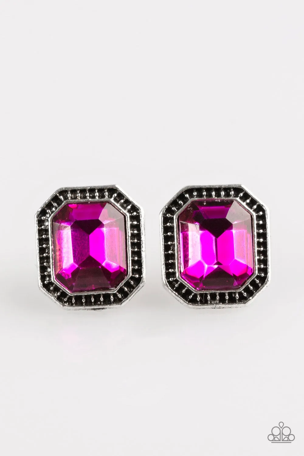 Grand GLAM Pink Post-Earrings