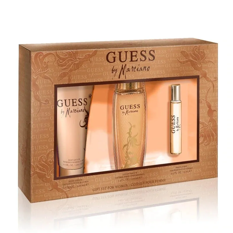 Guess By Marciano 3pc Gift Set Eau De Parfum 3.4 oz 100 ml women