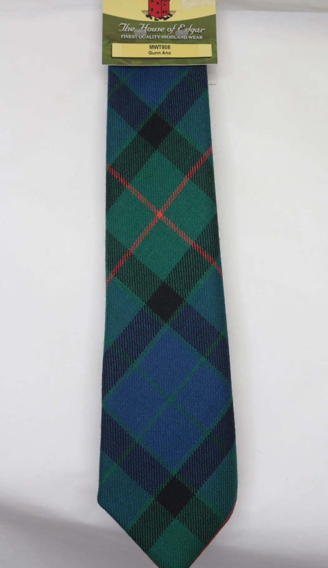 Gunn Ancient Tartan Tie - House of Edgar weavers