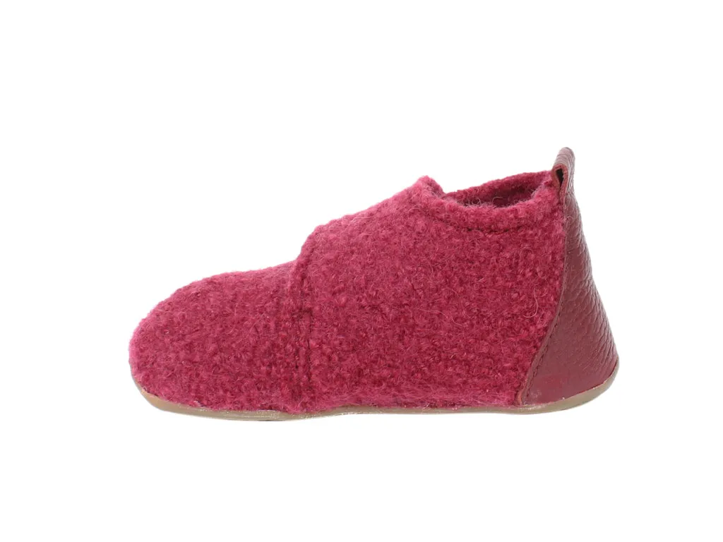 Haflinger Children's slippers Bello Burgundy