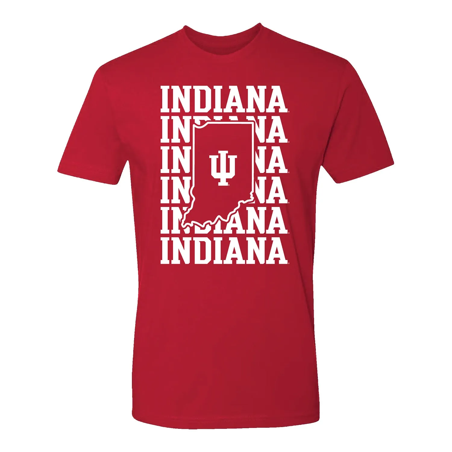 Indiana Hoosiers Repeating Wordmark Crimson T-Shirt