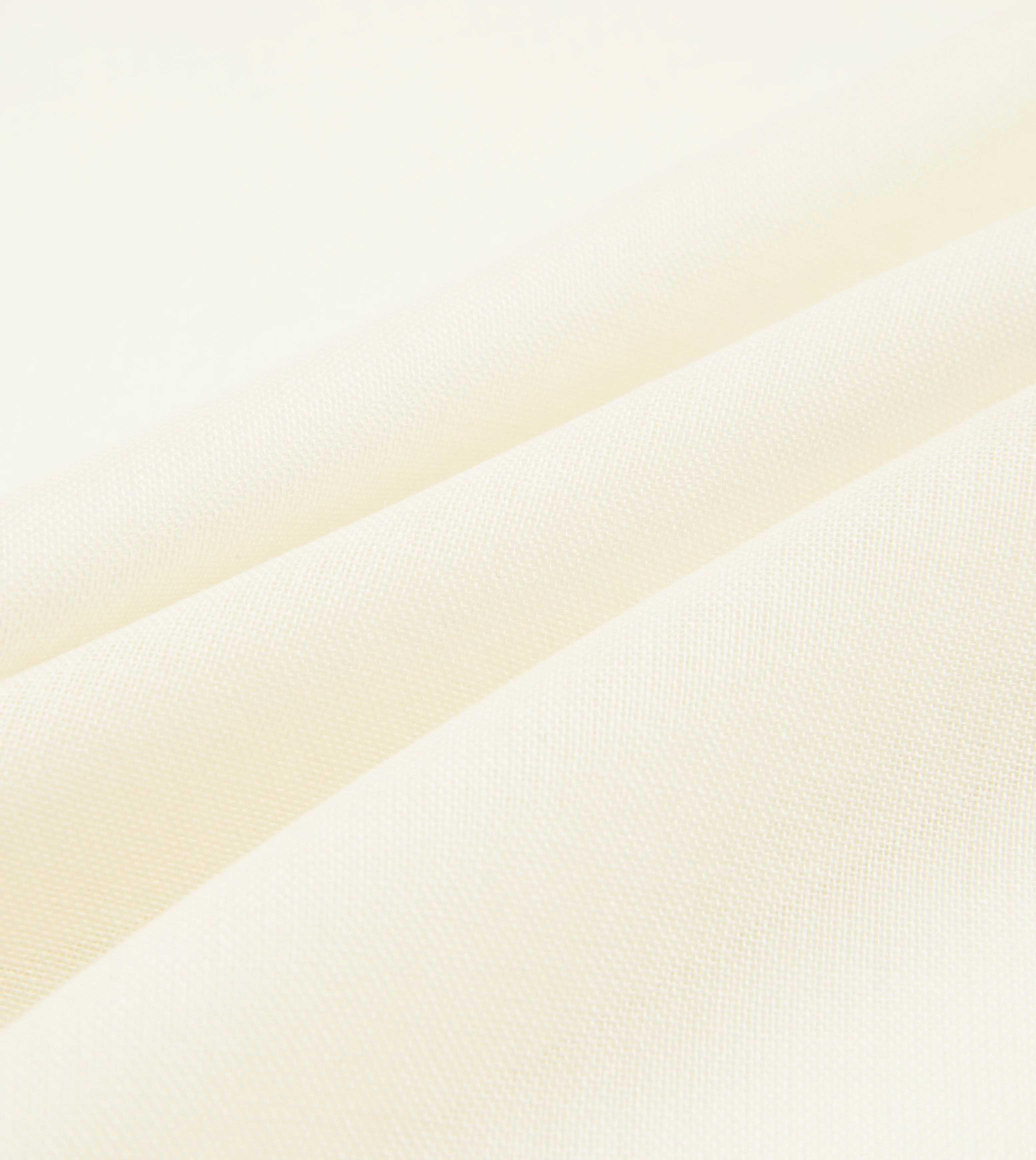 Ivory and Gold Shoestring Border Silk Pocket Square