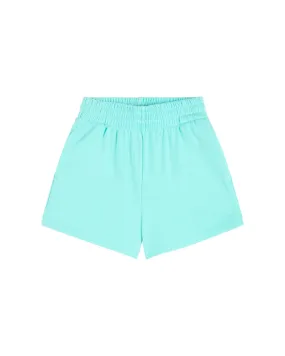 KIDS ESSENTIAL SWEAT SHORT - ARUBA BLUE