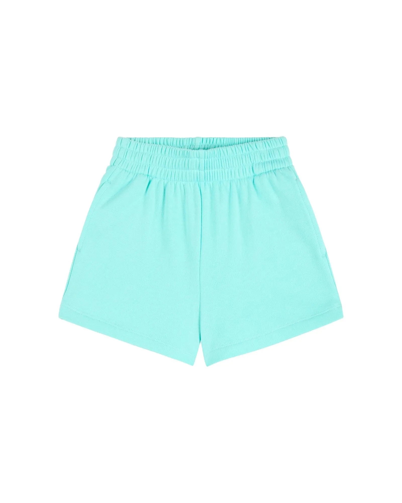 KIDS ESSENTIAL SWEAT SHORT - ARUBA BLUE