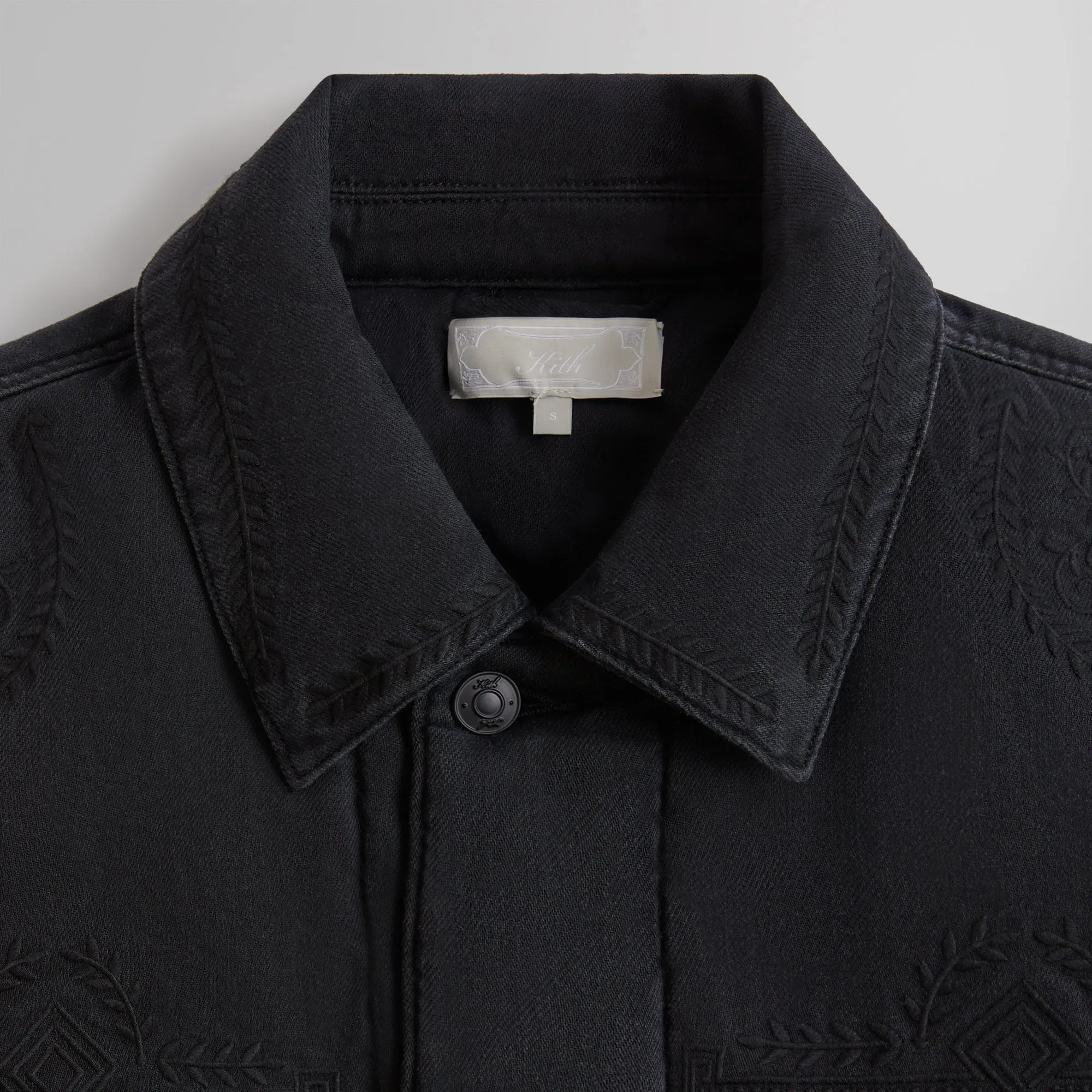 Kith Puffed Jase Denim Jacket - Black