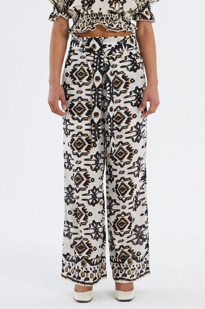 Lollys Laundry Vicky Bukser - Aztec Print