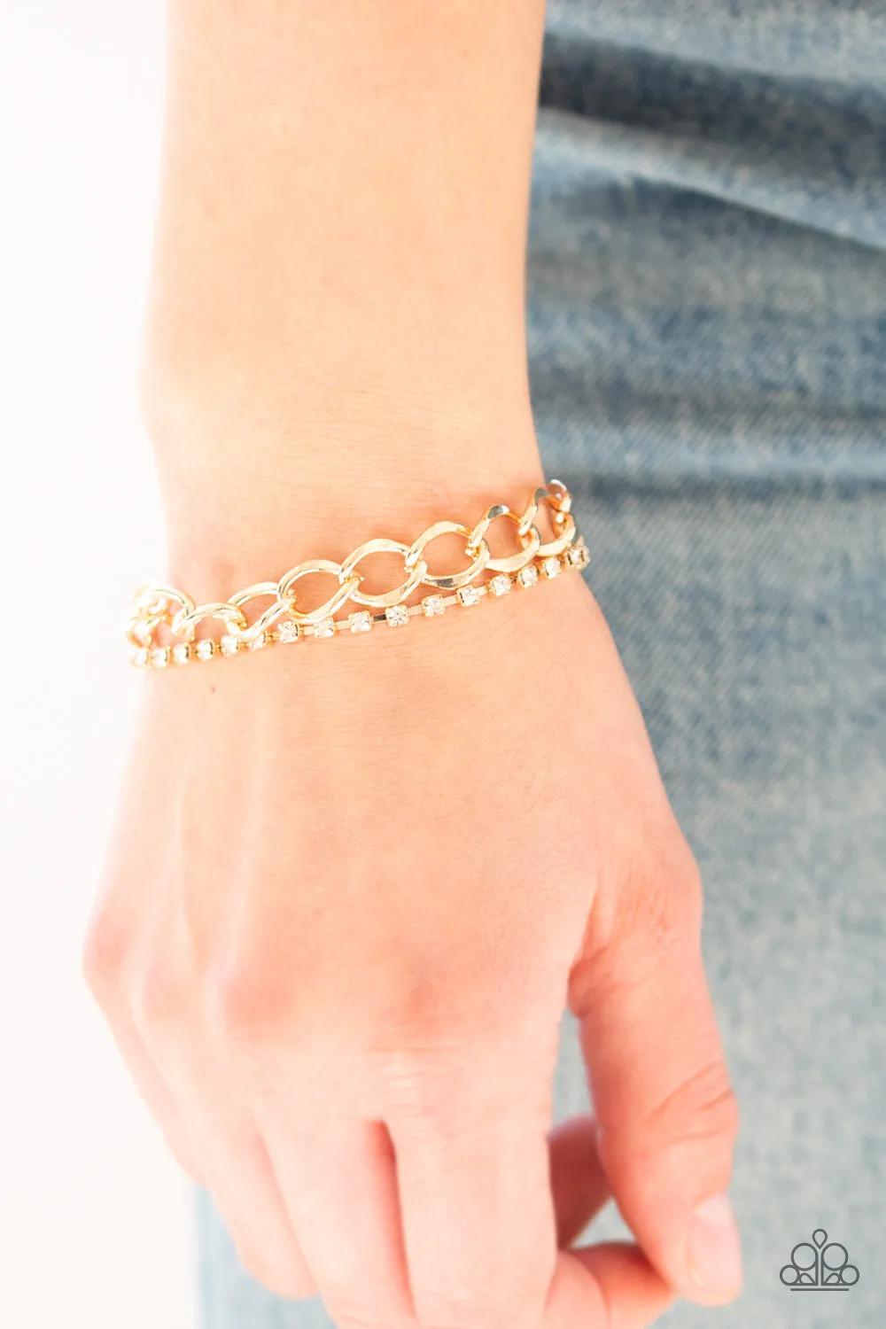 Material Girl Gold-Bracelet