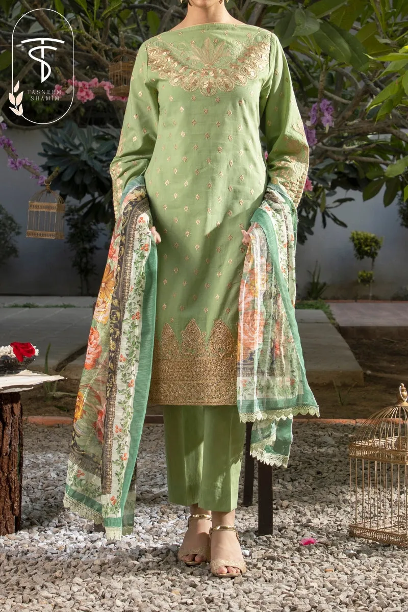 Mint Green | 3-Piece Suit | Lawn