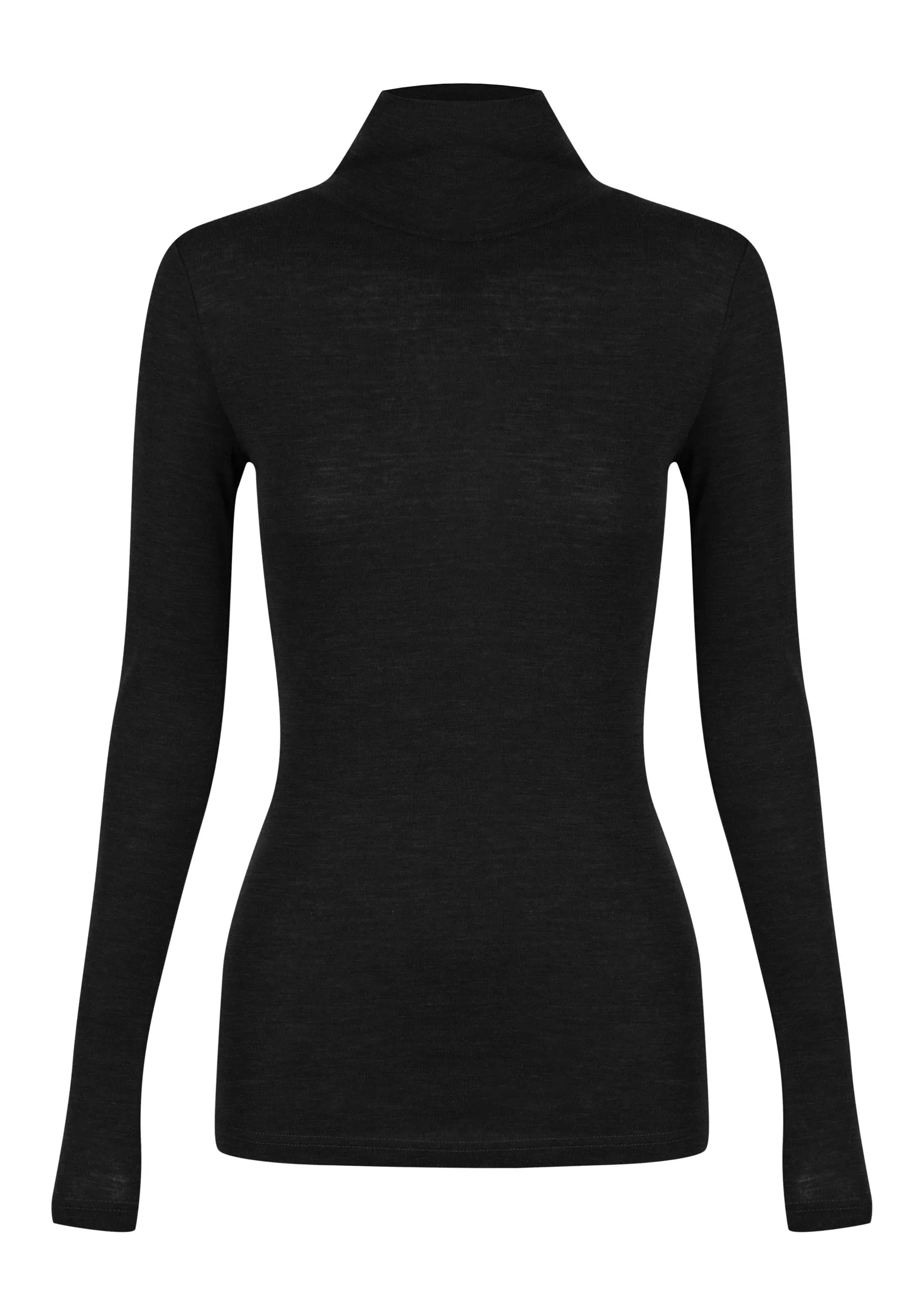 Morri Merino High Neck_Black