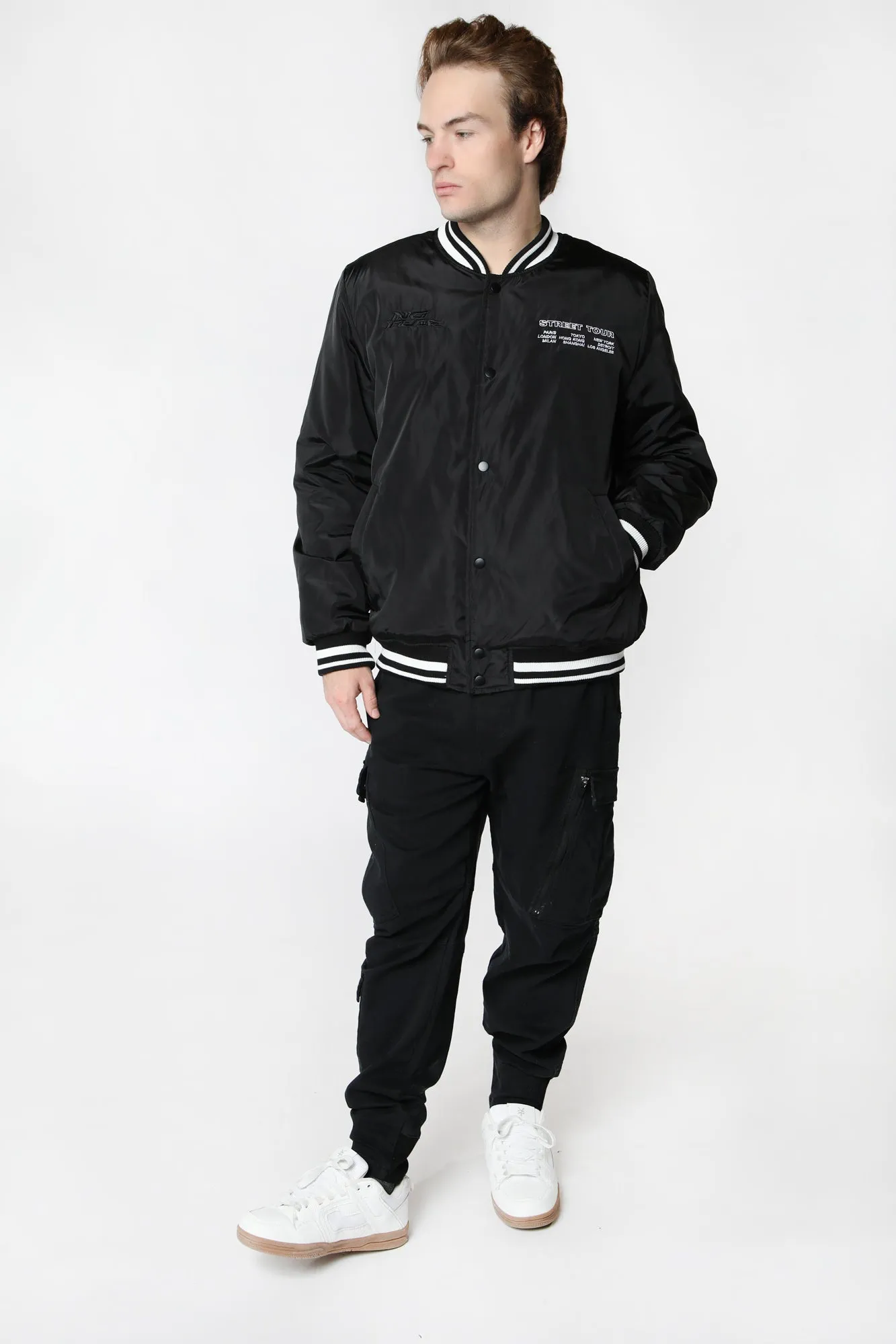 No Fear Mens Varsity Jacket