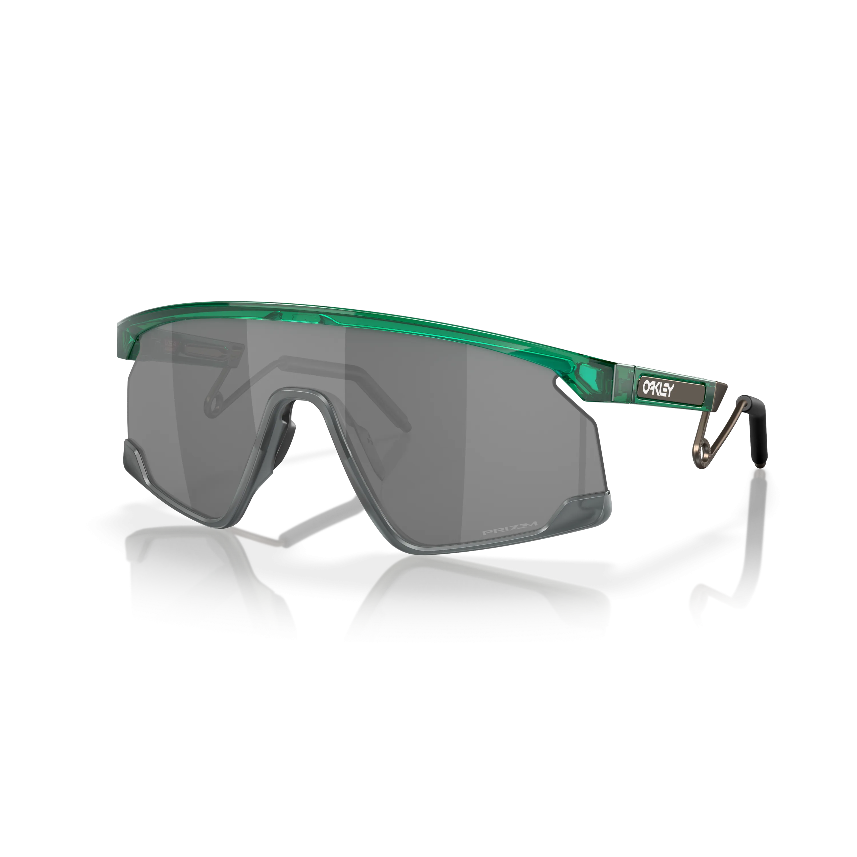 Oakley BXTR Prizm Black Lenses - Transparent Viridian Frame