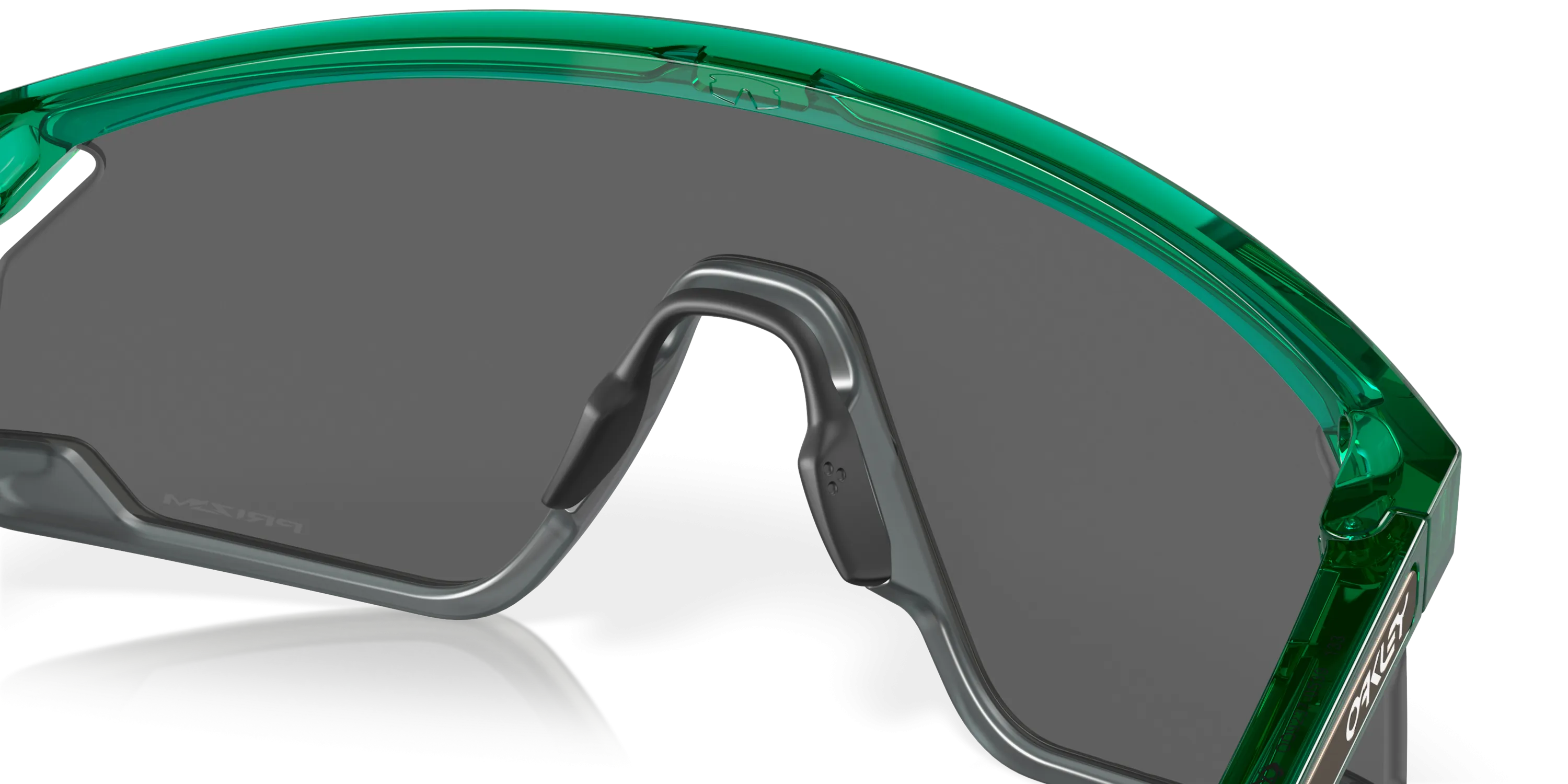 Oakley BXTR Prizm Black Lenses - Transparent Viridian Frame