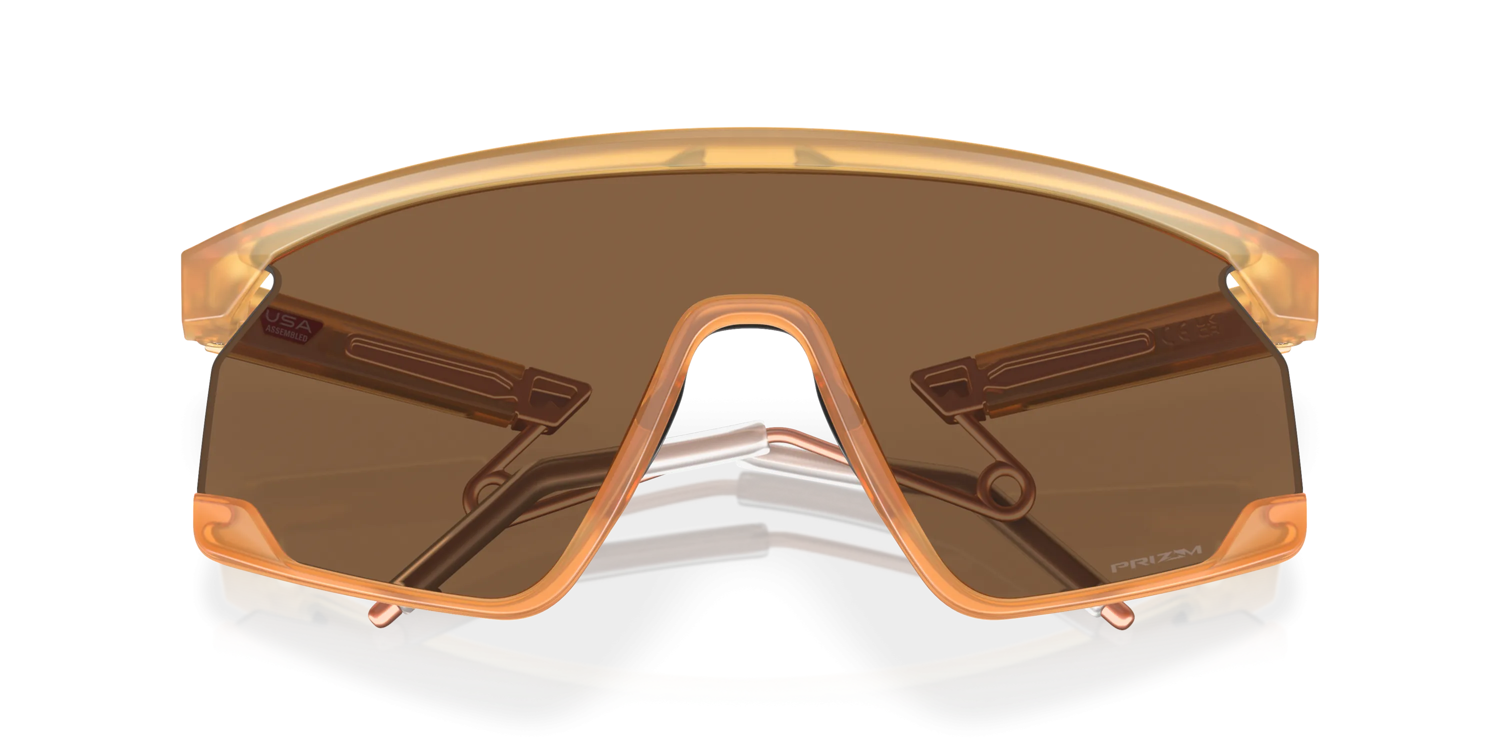 Oakley BXTR Prizm Bronze Lenses - Matte Transparent Light Curry Frame