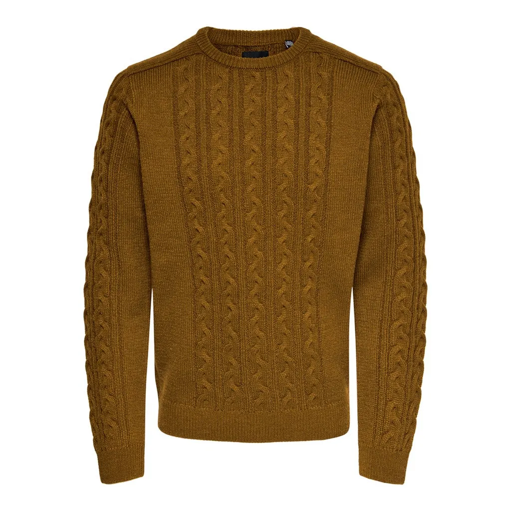 Only & Sons Men's 'Skevin' Cable Knit Jumper