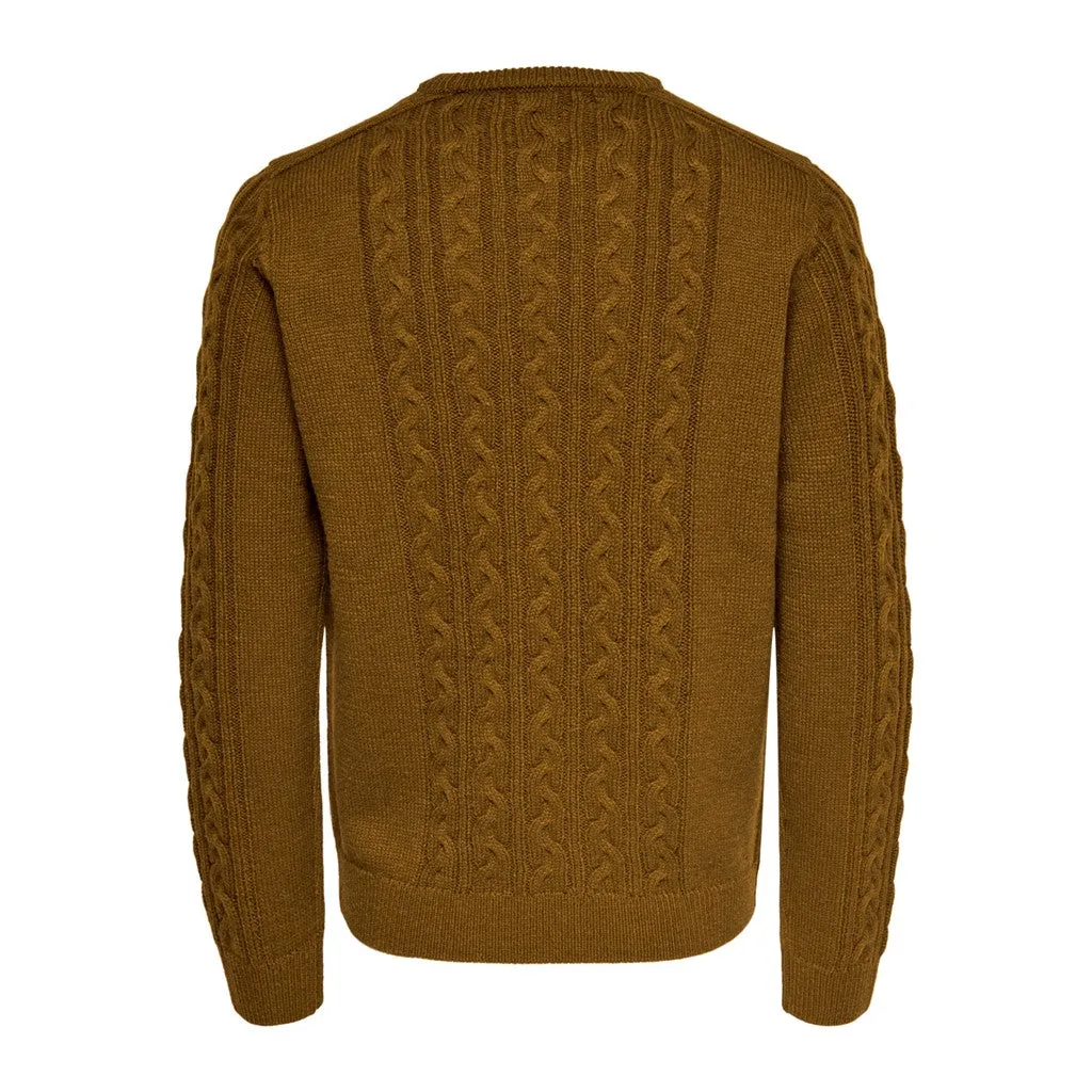 Only & Sons Men's 'Skevin' Cable Knit Jumper