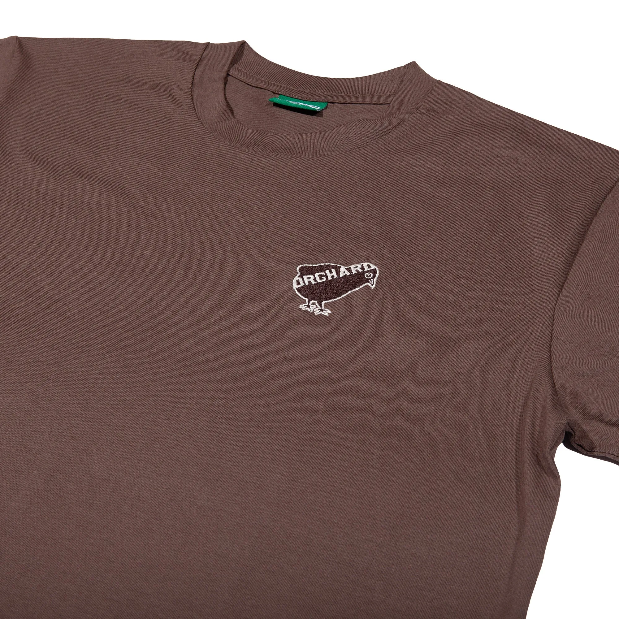 Orchard Emb Bird Logo Tee Walnut/Brown/Cream