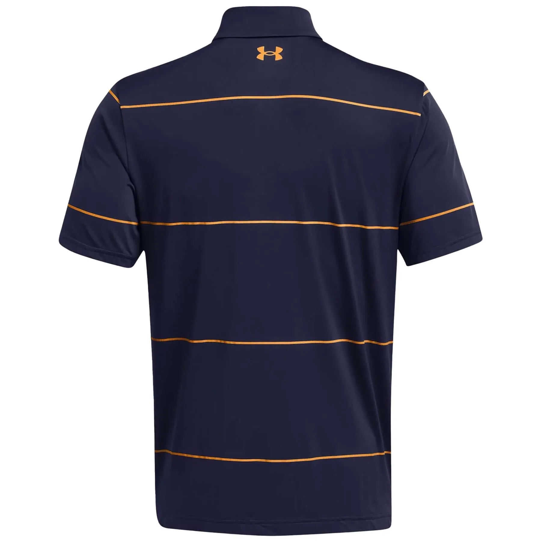 Playoff 3.0 Stripe Polo Navy/Orange - SS24