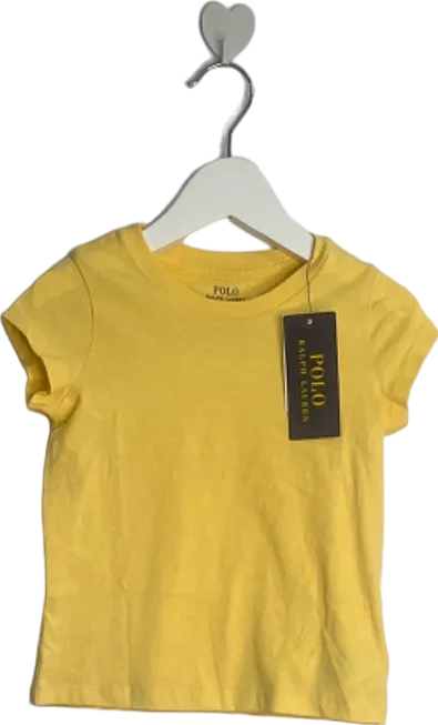 Polo Ralph Lauren Yellow SS CN Tee-TP-KNT 2yrs