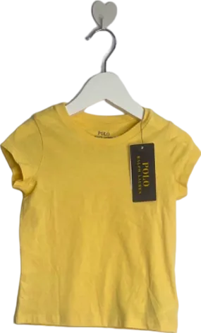 Polo Ralph Lauren Yellow SS CN Tee-TP-KNT 2yrs