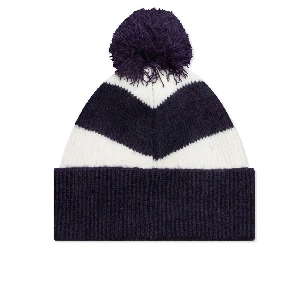 Puma x AMI Beanie - Deep Plum/White