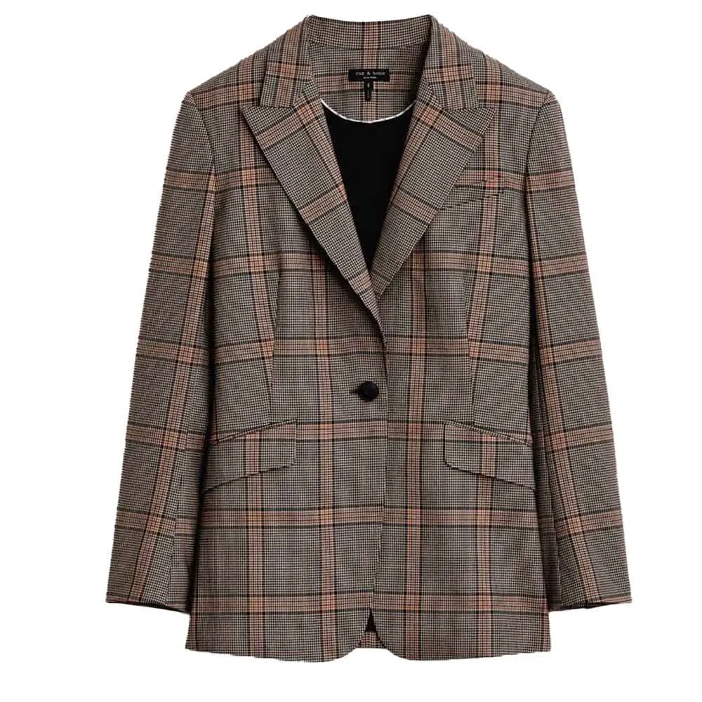 Rag & Bone Bianca Plaid Blazer