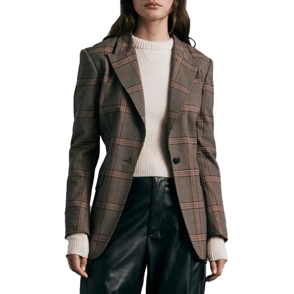 Rag & Bone Bianca Plaid Blazer