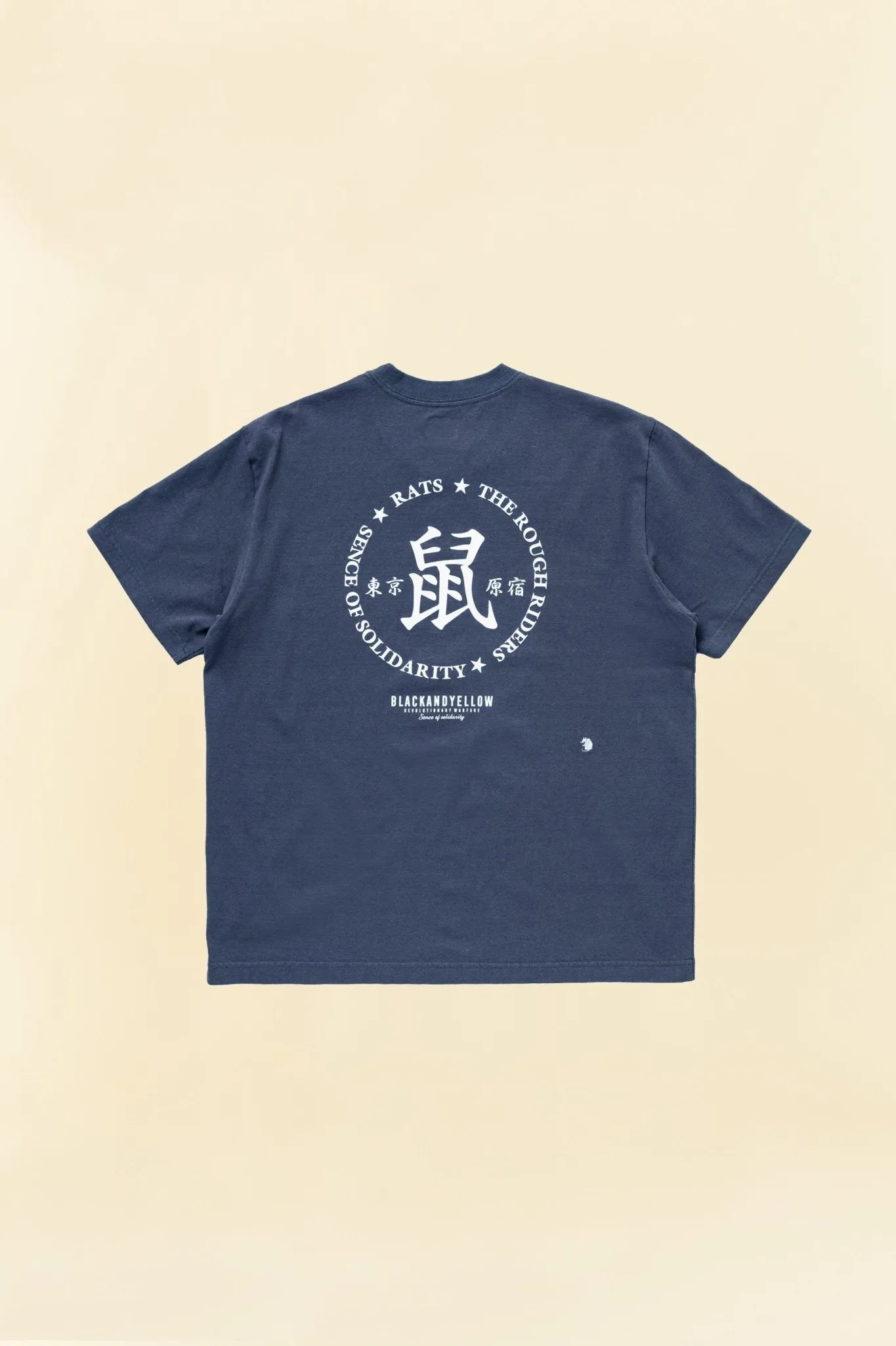 Rats "Mouse" Short Sleeve Tee - Ash Navy