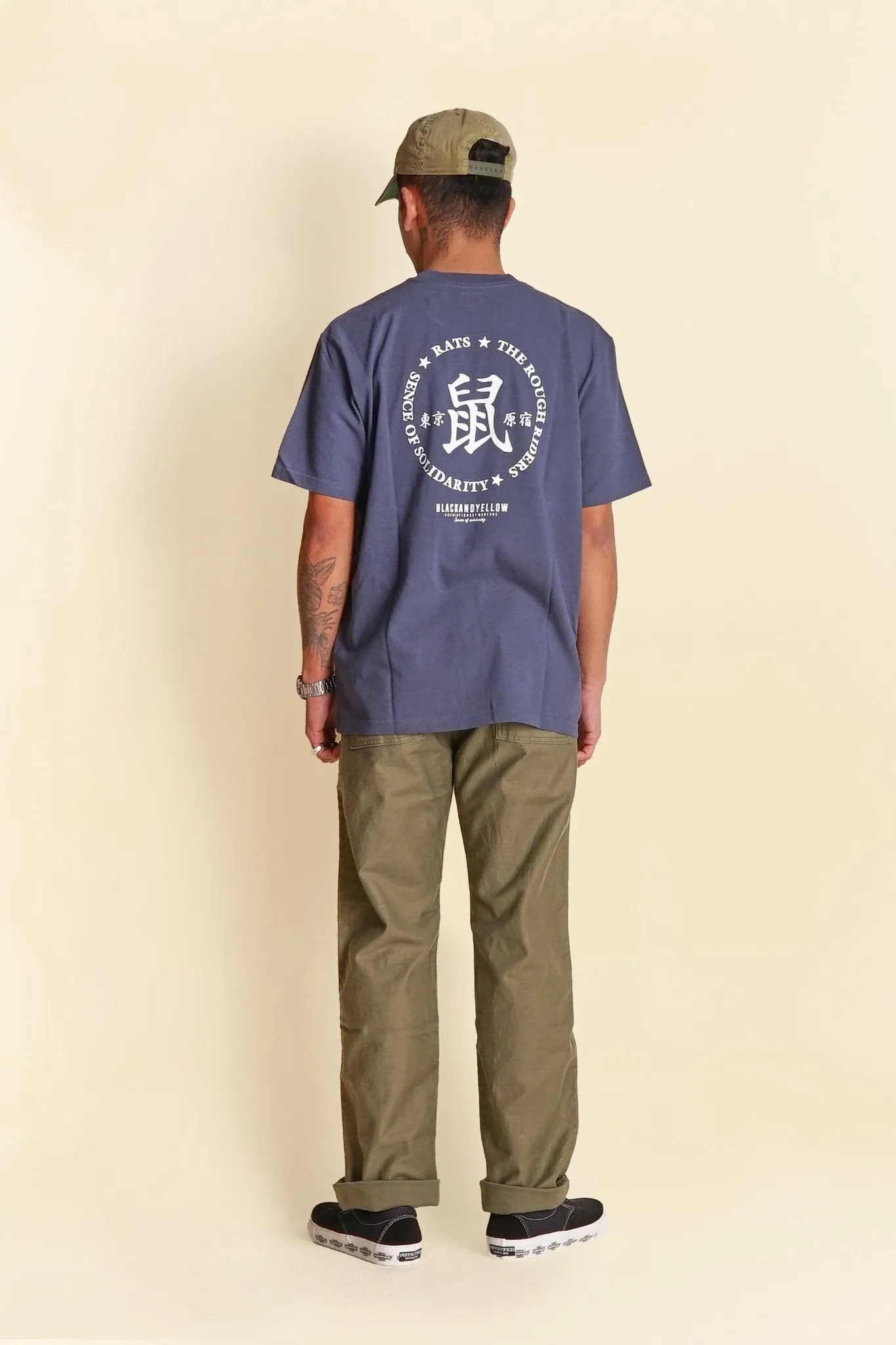 Rats "Mouse" Short Sleeve Tee - Ash Navy