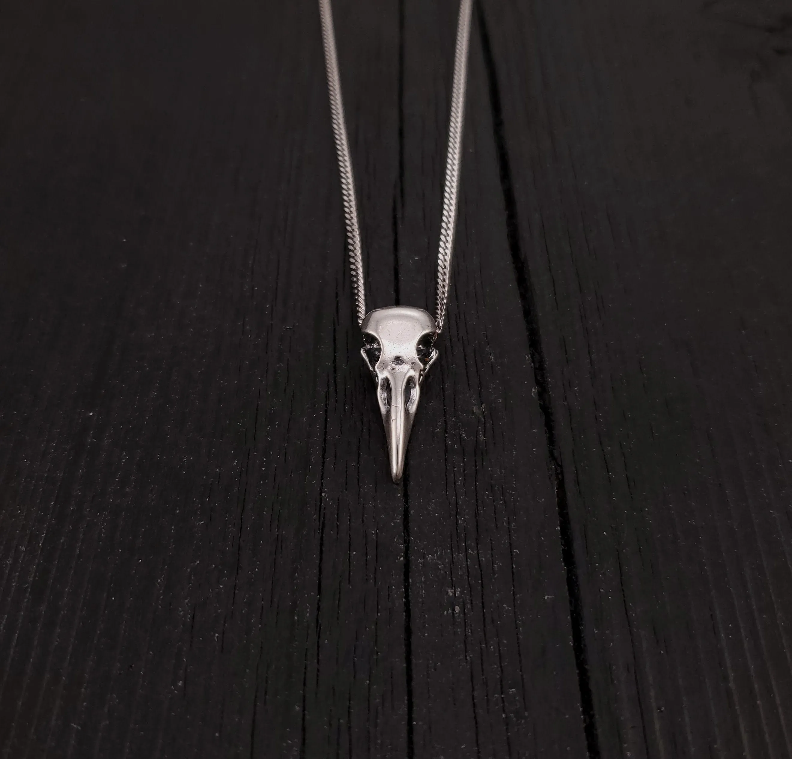 Raven Skull Necklace